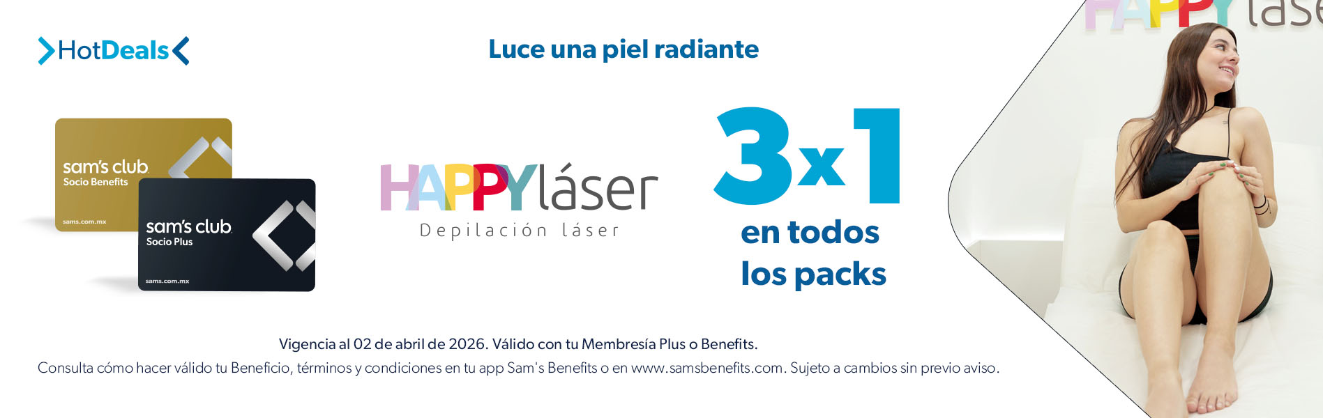 Sam's Club samsclub samsbenefits hazte socio cine viajes hot deals restaurantes educacion ropa accesorio mascotas salud entretenimiento fitness puntos
